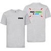 Bulabadoo Maglietta Azienda Fronte Retro Nome Logo Azienda Personalizzabili Tshirt Lavoro Uomo Donna Dipendente Lavoratore Ditta Impresa Stampa Anteriore e Posteriore Tshirt Personalizzate
