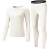 gagli Intimo Termico Donna Invernale, Caldo Manica Lunga Maglia Termica e Pantaloni - Completo Tuta Termica Funzionale Set Termico Donna per Sci Ciclismo Corsa Allenamento