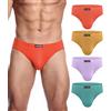 wirarpa Slip Uomo Microfibra Mutande Elastico Multicolori Pacco da 4 Taglia S
