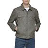 Levi's Faux Leather Classic Trucker Jacket Giacca in Similpelle, Grigio Chiaro, M Uomo