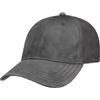 Stetson Cappellino in Pelle Scamosciata Classic Uomo - Curved Brim cap Berretto Baseball con Visiera Estate/Inverno Primavera Estate Autunno Inverno - M (56-57 cm) Grigio