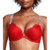Victoria's Secret Reggiseno push-up da donna Very Sexy Bombshell che aggiunge 2 taglie, Reggiseni per donna (32A-38DDD), Rosso rossetto , 4 B (Taglia Produttore: 36B)