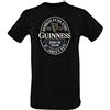 GUINNESS THE 1759 Traditional Crafts Stampa Etichetta Inglese T-Camicia, Nero, 3XL Uomo