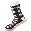 BambooMN Pantofole Chirpysocks da uomo, Plaid a quadretti, 38 EU