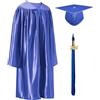 GraduatePro Bambini 2026 Cappello LaureaScuola Materna Prescolastico Costumi per la laurea Unisex 12 colori