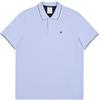 Champion Polo da Uomo con Logo sul Petto, Azzurro (Bs186), XXL