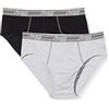 Sloggi Men Start Ho Midi C2p Boxer, Grigio (Grey Combination M013), XX-Large (Taglia Produttore: 8) (Pacco da 2) Uomo
