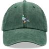 Cap Base Cappellino da baseball con piccione vintage lavato unisex cappello da papà regolabile Bird Watcher