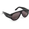 Tom Ford Bronson Gafas, Shiny Black, 60 Unisex Adulto