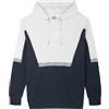 Umbro Cappuccio Sportivo Stile Club Felpa, Nimbus Cloud/Colleigate Blue, S Uomo