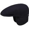 Stetson Kent Wool Copriorecchie Coppola Uomo Made in EU Cachemire Berretto con Visiera Autunno/Inverno