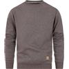 Blu Apparel Felpa girocollo da uomo maglione casual foderato in pile caldo maglioni per tutti i giorni, Carbone Marl, XL