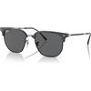 Ray-Ban Occhiali da Sole NEW CLUB MASTER RB 4416 Black Grey/Grey 53/20/145 unisex
