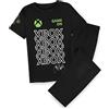 Xbox Pigiama a Maniche Corte per Ragazzi Regalo per Gamer (Nero, 15 Anni)