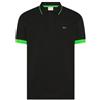 SUN68 Polo Uomo - Nero Modello A36120 Polo Small Stripe Fluo S/S -