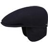 Stetson Kent Wool Copriorecchie Coppola Uomo Made in EU Cachemire Berretto con Visiera Autunno/Inverno
