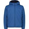 CMP Giacca da uomo reversibile e con cappuccio fisso, 34K0137 (IT, Numero, 48, Regular, Regular, Bluestone)