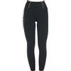 Equestro Leggins Donna Full Grip S, Nero
