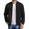 COOFANDY, Giacca bomber da uomo in cotone, giacca leggera da aviatore, giacca softshell casual stile college