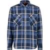 CMP Camicia a Manica Lunga in Pile Stampato da Uomo, 34S2707 (IT, Numero, 52, Regular, Regular, Bluestone)
