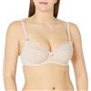 Freya Viva Lace Underwire Side Support Bra Reggiseno Altamente Coprente, Pizzo Beige Naturale, 4FF Donna