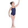Bloch Body da danza Parem Microlux con canotta, blu navy, 8-10