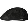 Stetson Texas Coppola Pelle Uomo Gatsby Piatto Berretto Foderato Estate Inverno