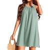 Koerye Copricostume Donna Estivi Senza Maniche Corte Spiaggia Casual Beachwear Beach Dress Abito da Spiaggia Bikini Cover Up Vacanze Costumi da Bagno Spiaggia