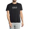 POLO RALPH LAUREN Ralph Lauren T-Shirt Uomo Nero T-Shirt Casual con Stampa Logo S
