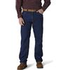 Wrangler Riggs - Jeans da Lavoro da Uomo, Foderati in Pile, vestibilità Comoda - Marrone - 38W x 32L