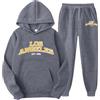 MaNMaNing Completo Sportivo Coppia Unisex con Felpe Cappuccio in Pile per Allenamento e Casual Comfort e Stile Moderno per Uso Quotidiano