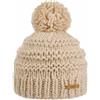 Barts - Berretto Invernale con Pompon, Colore Beige, Taglia Unica, Donna