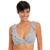 Freya - Bikini donna, top con ferretto a punta alta Jewel Cove, A righe nere., 4F