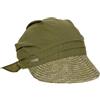 Seeberger Ansali Visiera in Paglia Donna - Bandana cap Sciarpa con Visiera, Estate Primavera/Estate - Taglia Unica Oliva Chiaro