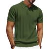 PJ PAUL JONES Polo da uomo a maniche corte, con bottone, da golf, verde, XL