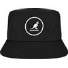 Kangol Secchio di Cotone Cappello a Falda Larga, Nero, M Unisex-Adulto