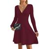 AUSELILY Abito in maglia da donna sexy autunno inverno