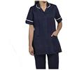 Skywear T66 Salute e Bellezza Tuniche Donna Ragazze Top Ufficio Uniforme Camicie in Multicolore
