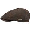 Stetson McCook Berretto Pelle Vintage Unisex Coppola Suino Velluto Foderato Cotone Estate Inverno