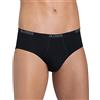 sloggi men , Basic Midi 2P, Slip, Uomo, Nero (Black), 6