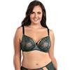 Vivisence Reggiseno Non Imbottito Elegante con Pizzo 1044, Verde,7E