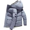 MaNMaNing Giubbotto Uomo Giubbotto Invernale Uomo Antivento Invernale Piumino Cappotto Pelle Giubbini Invernali Giaccone Marinaio Navy