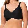 Triumph Donna Modern Soft+Cotton W01, Minimizer bra, BLACK, 6E