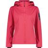 CMP Giacca Donna in Light Softshell con cappuccio staccabile, 39A5016 (IT, Testo, S, Regular, Regular, Magenta)