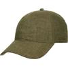 Stetson Cappellino in Lino Sydell Donna/Uomo - Baseball cap Berretto Estivo Fibbia Metallo, con Visiera, Fodera Estate/Inverno Estate - XL (60-61 cm) Oliva