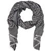 Calvin Klein Soft Everyday Solid Pashmina Chambray Scarf Sciarpa Moda, Nero, Taglia Unica Donna