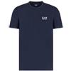 EA7 Emporio Armani T-Shirt Manica Corta da Uomo Core Identity in Cotone Pima, 8NPT25 (IT, Testo, XXL, Regular, Regular, Armani Blue)