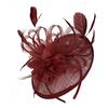 Caprilite Sinamay Disc Saucer Fascinator Cappello per donne Matrimoni Fascia Gare