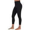 Sunzel Sunzfly Capri Leggings da Donna, 3/4 Pantaloni da Yoga a Vita Alta con Controllo della Pancia per l'Allenamento e La Corsa in Palestra Nero,21