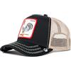 Goorin Bros. - The Farm Cappellino Trucker Unisex, Regolabile, Motivo Gallo, Nero (Black The Cock), Taglia Unica, Taglia Unica